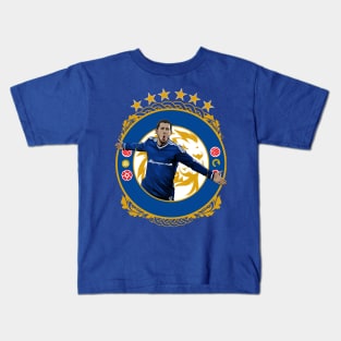 Blue Lion Hazard Kids T-Shirt